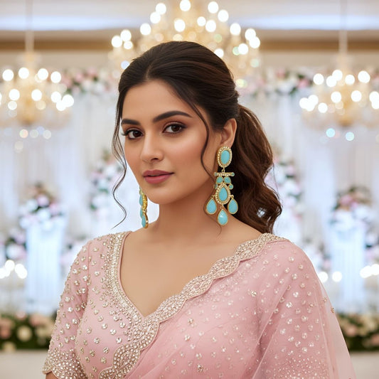 Turquoise Ira Danglers