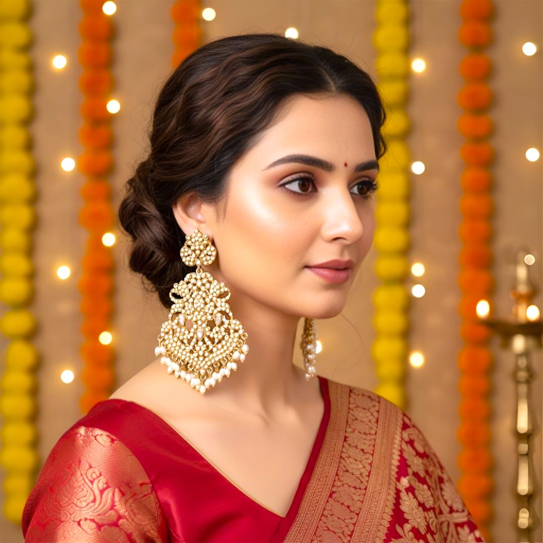 Ivory Chandbalis Earrings
