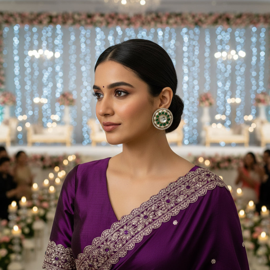 Emerald Rajsi Studs