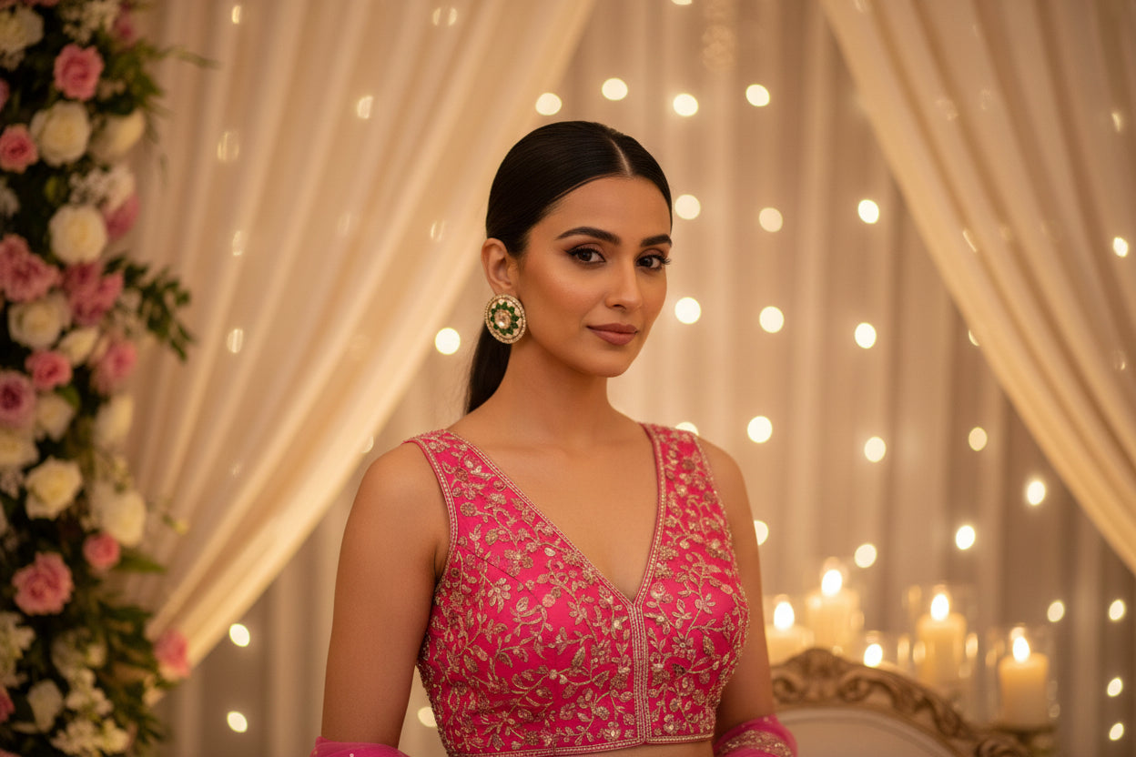 Emerald Rajsi Studs
