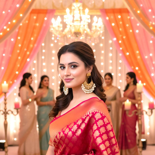 Ivory Chandbali Earrings